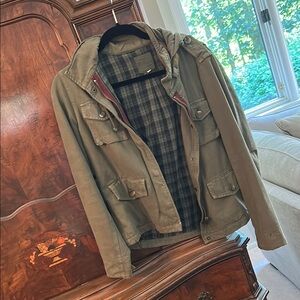 Men's Khaki Military Field Jacket